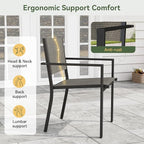 Aoxun 7-Piece Patio Table and Chairs Set - Image 4