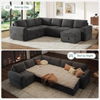 HONBAY Modular Sectional Sleeper Sofa - Image 4
