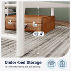 Allewie 14 Inch Twin Size Metal Platform Bed Frame - Image 6