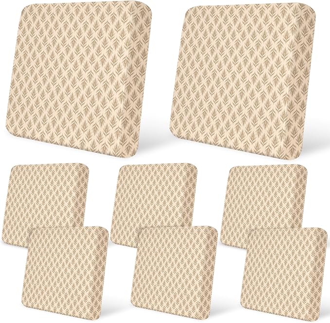 8Pcs Patio Cushion Covers Stretch Outdoor Furniture Protector Slipcovers | by pickyNproud