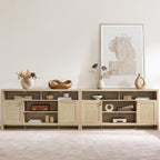 SICOTAS 63" Rattan TV Stand for TVs up to 65" - Image 7