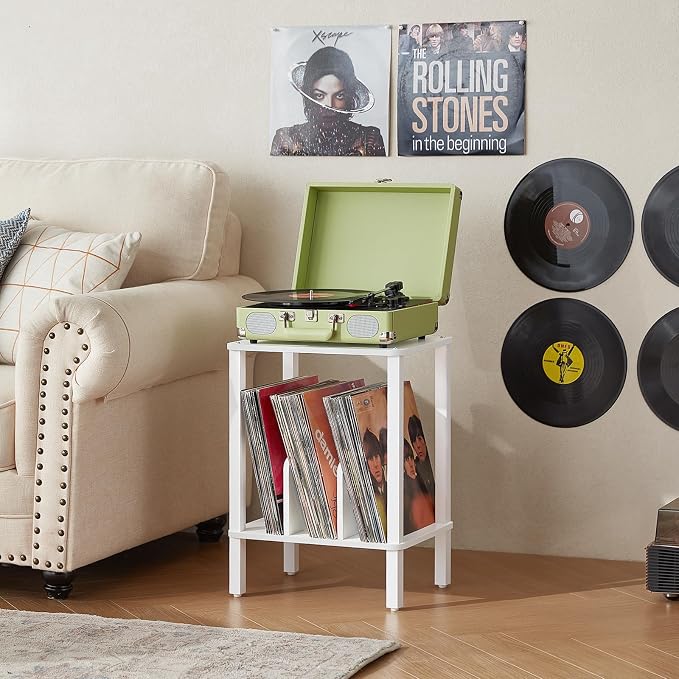 LELELINKY 2-Tier Record Player Stand - Image 5