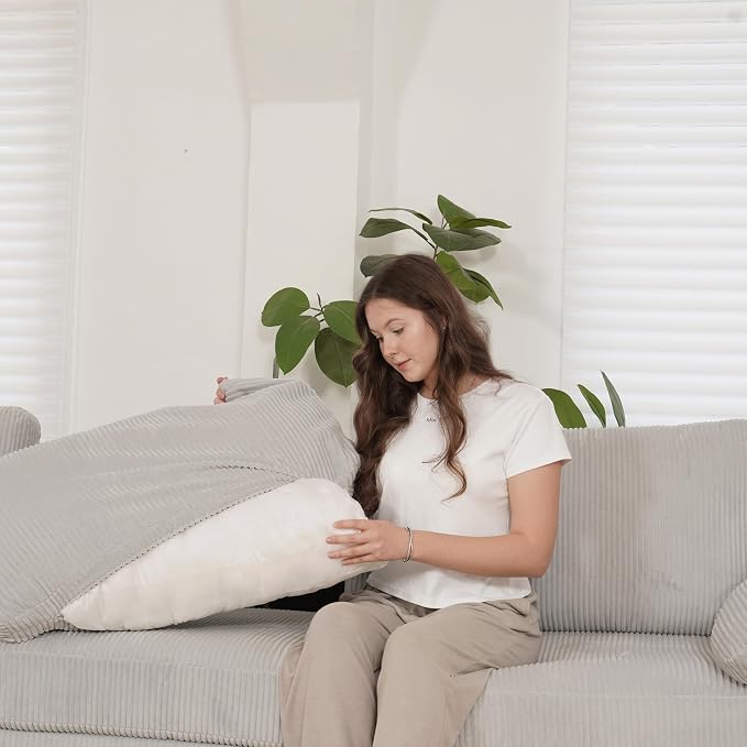 EASE MOOSE Oversized Sectional Modular Sofa, L Shape Sectional Couch Wide Deep - Image 6