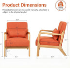 Mid Century Accent Chair, Comfy Arm Chair - Image 2