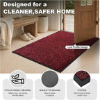 Super Absorbent Front Door Mat, 29.5" x 17", Non-Slip Washable Indoor Doormats - Image 5