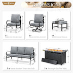 Sophia & William Patio Furniture Sets - Image 6