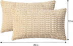 Aegero Pack of 2 Corduroy Decorative Throw Pillow Covers 12x20 Inch - Image 7