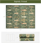 Washable Rugs 8x10 Area Rug for Living Room, Dining Room-Tree Green | Ultra - Image 2