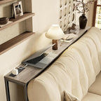 SUPERJARE Console Table with Outlet, 63 Inch Sofa Table with Charging Station - Image 2