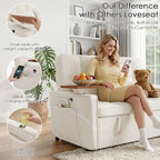 54'' Sleeper Sofa Bed, Convertible Pull Out Couch Futon - Image 4