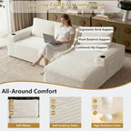 104" Cloud Sectional Couch L-Shaped - Image 5
