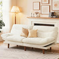 Marsail 66" Futon Sofa Bed, Convertible Corduroy Futon Couch by Marsail