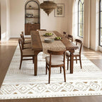 cotiled Boho 6x8 Area Rugs for Living Room: Soft Moroccan Washable Rug | Stain - Image 7