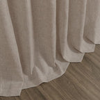 Ecru Linen Curtains 132 Inch Length - Image 8