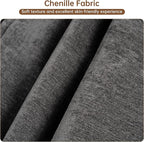 Sofa Bed, Apartment and Hotel, Dark Gray | Chenille Fabric - Image 5