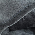 Bedsure GentleSoft Fleece Throw Blanket Dark Grey - Image 5