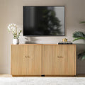 HULALA HOME Solid Wood Sideboard Buffet Cabinet Set of 2 by HULALAHOME