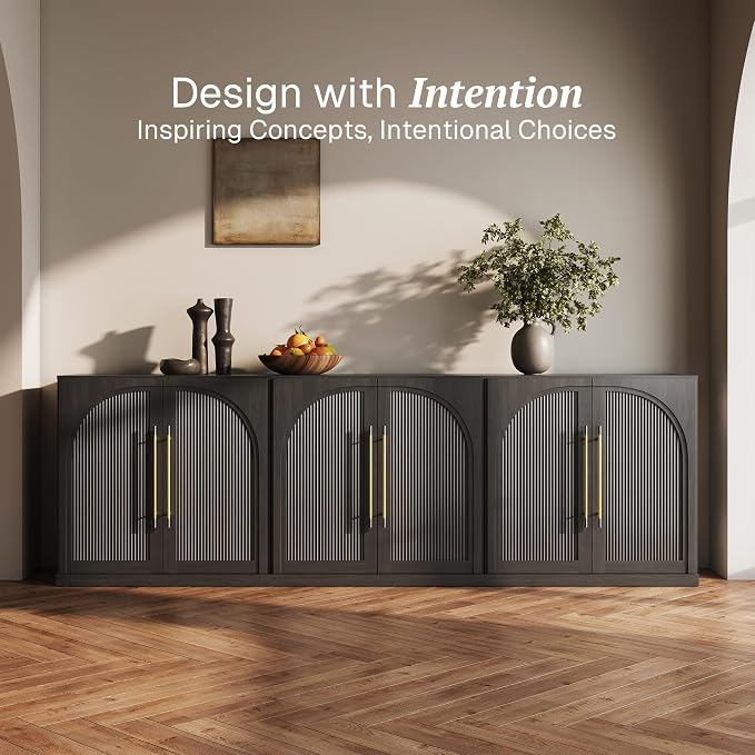 BELLEZE Set of 3 Modular Sideboard - Image 3