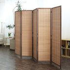 Furnnylane 5 Panel Bamboo Room Divider - Image 4