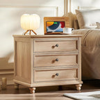 Joaxswe 24" Wide Farmhouse Night Stand, Large End Table - Image 3