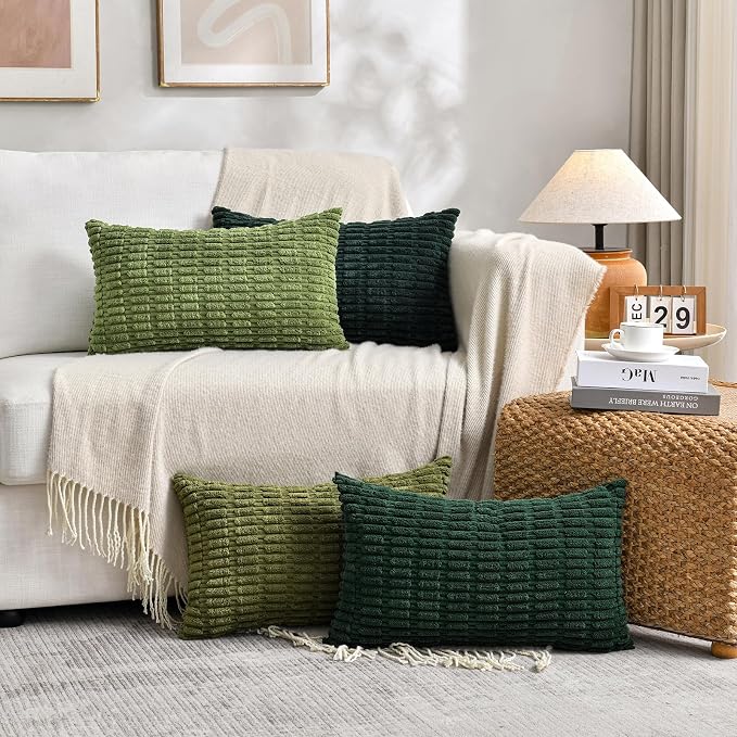 Fancy Homi 4 Packs Decorative Throw Pillow Covers - Image 6