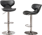 Roundhill Furniture Masaccio Cushioned Leatherette Upholstery Airlift Swivel by RoundhillFurniture