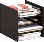 Furinno Cubicle Cube Insert, 3-Shelf Cube Organizer, 3-Tier Shelf Accessory by Furinno-FitsYourSpaceFitsYourBudget