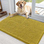 OLANLY Dog Door Mat for Muddy Paws 36x24, Super Absorbent Chenille Mud Mat | by OLANLY