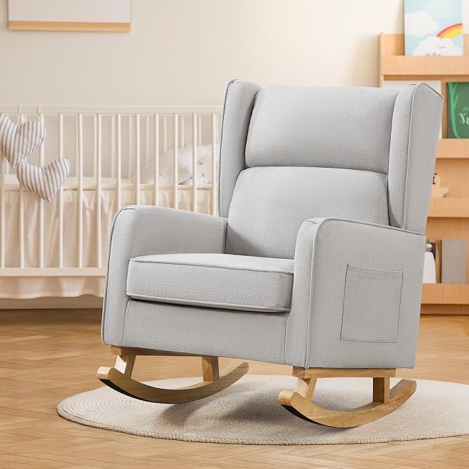 HCHAIRH Nursery Rocking Chairs, Rocking Chair Nursery - Image 9