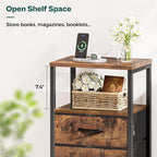 Huuger Nightstands Set of 2, End Tables - Image 7