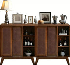 LKTART Mid Century Modern Storage Cabinet - Image 9