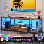 GYIIYUO TV Stand with Fabric Drawers - Image 4