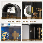 FREDEES Arched Display Cabinet - Image 6