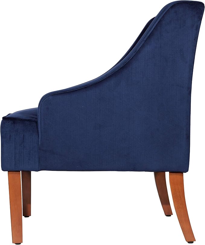 Homepop Home Decor Upholstered Classic Swoop Arm Accent Chair Accent Chairs - Image 6