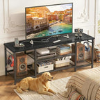 YGEOMER TV Stand for Up to 65 Inch TVs, Entertainment Center - Image 7