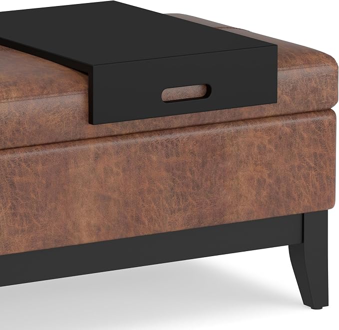 SIMPLIHOME Oregon Storage Ottoman Bench - Image 11