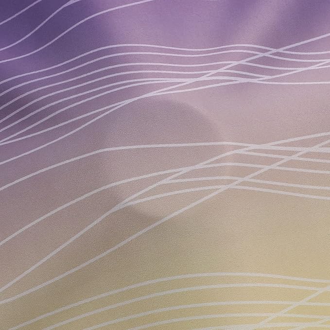 Yellow and Purple Ombre Blackout Curtains - Image 8