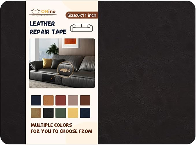 ONine Leather Repair Patch，Self-Adhesive Couch Patch，Multicolor Available by Onine