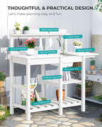 SERWALL Outdoor Potting Bench - Image 8