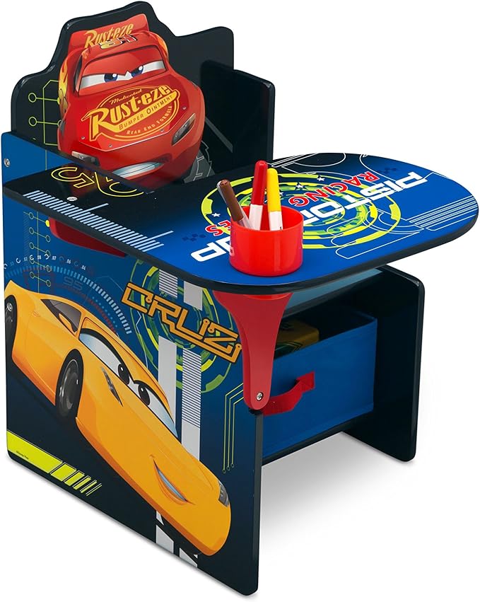 Delta Children Chair Desk With Storage Bin, Disney/Pixar Cars - Image 9