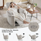 Power Recliner, Nursery Swivel Glider Rocking Chair - Image 4