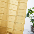 SpaceDresser Check Sheer Curtains 72 Inches Long - Image 2