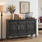 RoyalCraft Buffet Cabinet with Storage, Vintage Solid Wood Sideboard Table - Image 7