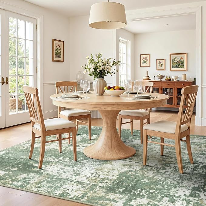 RELEANY Washable 5'x8' Abstract Area Rug - Image 2