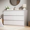 Jocoevol Modern White 7 Drawer Dresser by JOCOEVOL