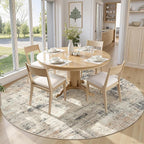 6ft Area Rug for Living Room, Abstract Washable Non-Slip Large Rugs, Dining Room - Image 3