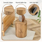11.8'' Boho Cylinder Side Table - Image 5