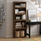 Furinno Jaya Book Shelf, 5-Tier Bookshelf, - Image 2
