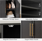 FORTUNETEC Sideboard Buffet Cabinet - Image 4