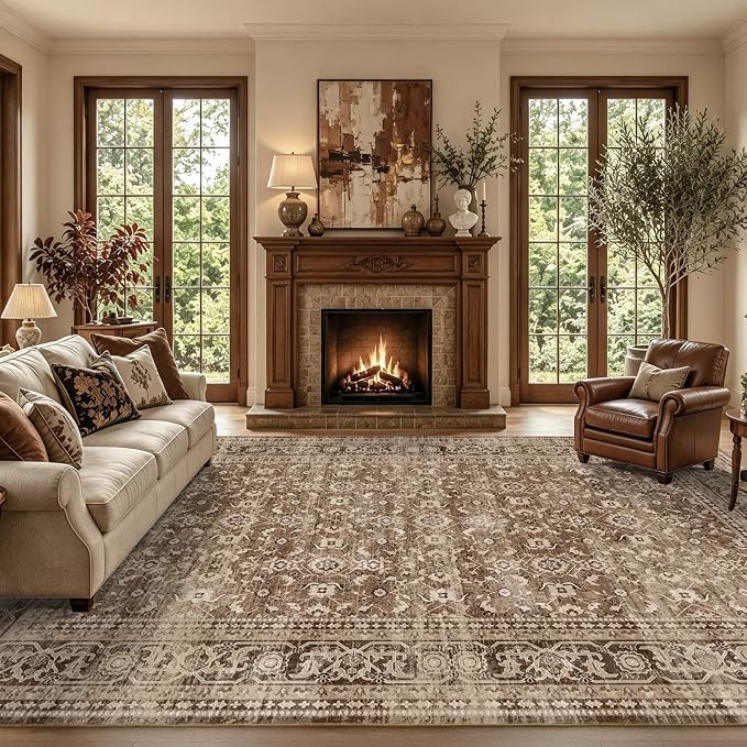6x9 Ft Large Area Rugs for Living Room, Soft Non-Slip Machine Washable Rug - Image 2